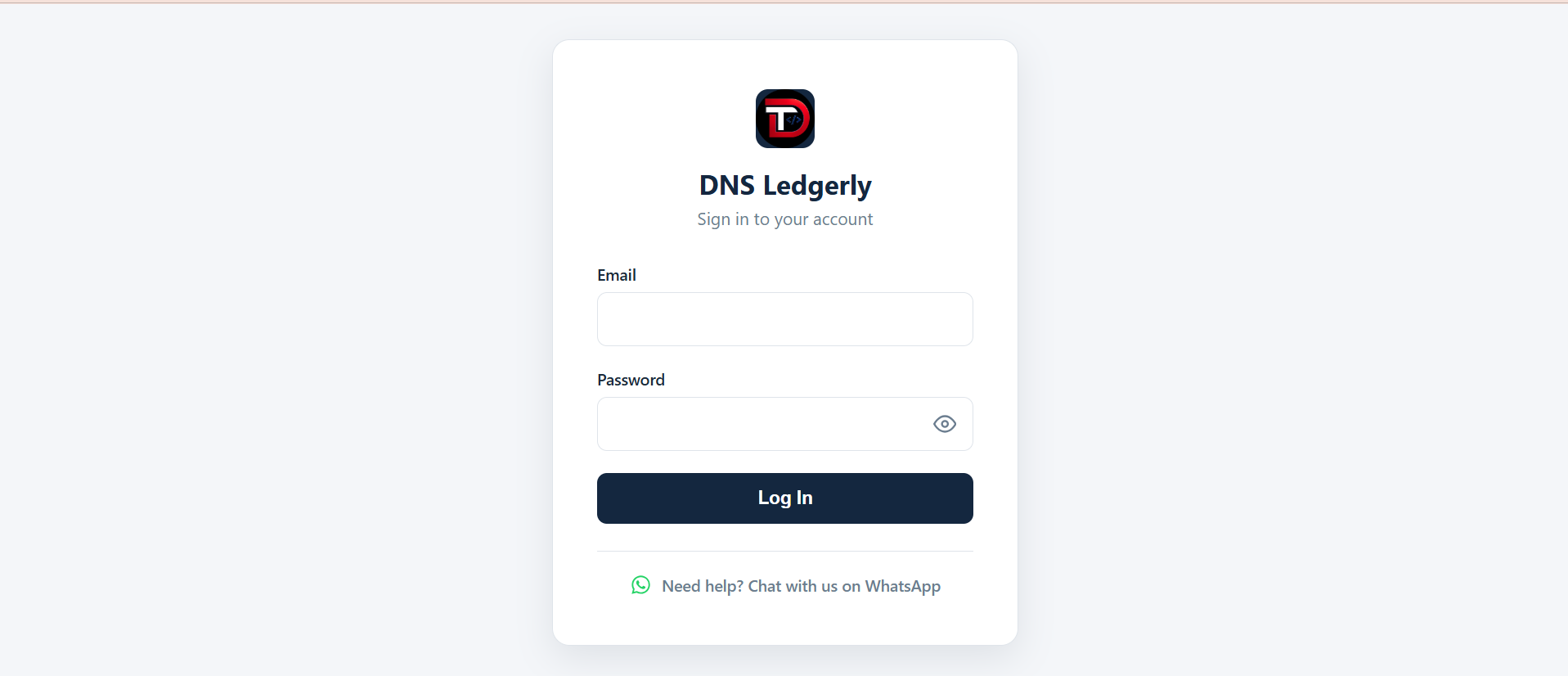 DNS Ledgerly screenshot 1, an invoice generator built by DevNovaTech Nairobi Kenya